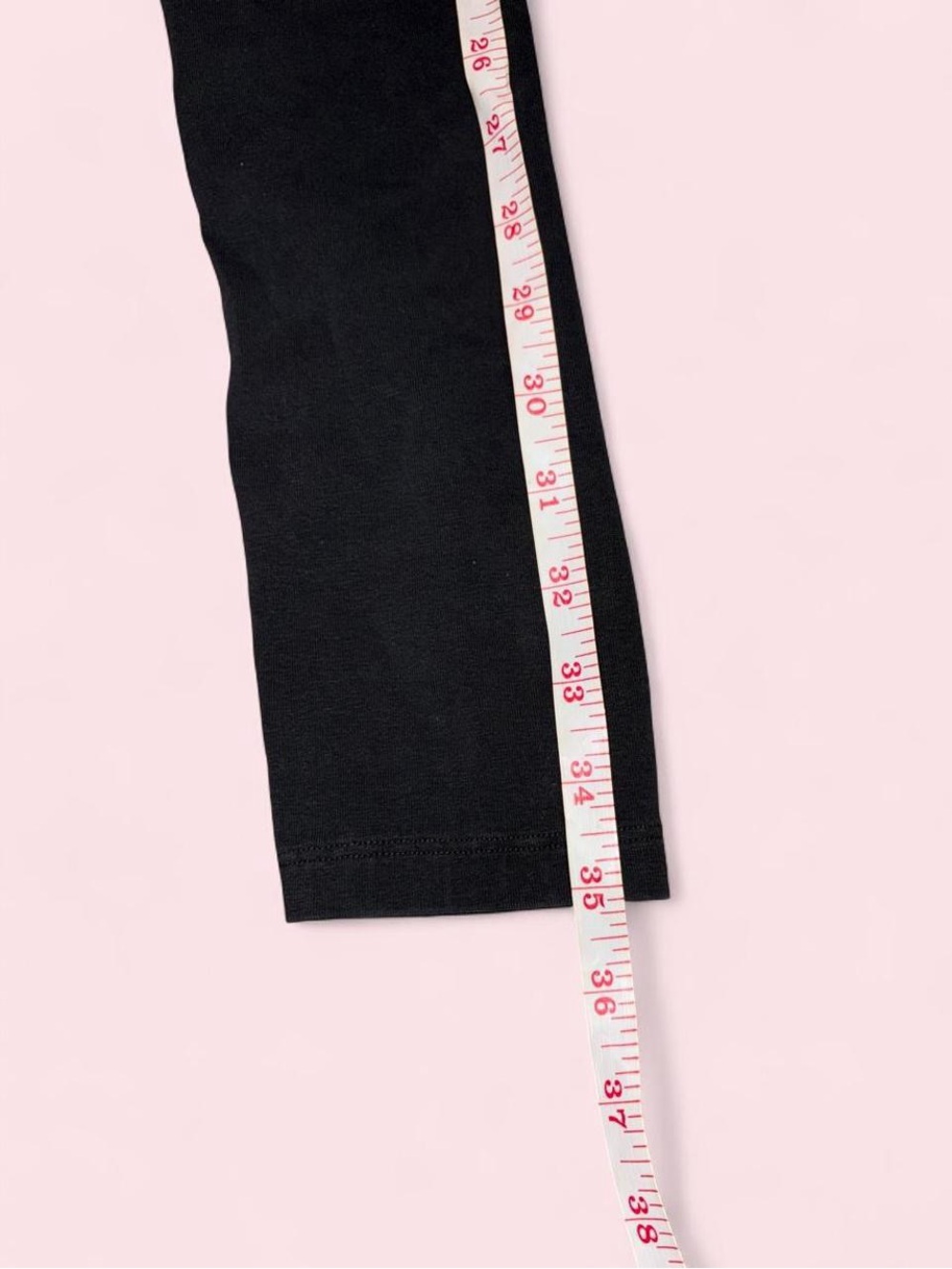 Victoria's Secret PINK Girls' Black Logo Leggings - Picture 6 of 6